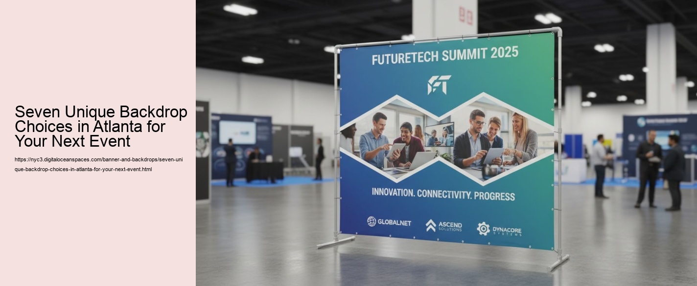 Seven Unique Backdrop Choices in Atlanta for Your Next Event